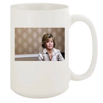 Jane Fonda 15oz White Mug