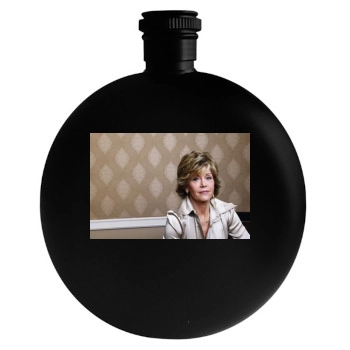 Jane Fonda Round Flask