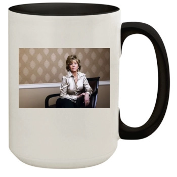 Jane Fonda 15oz Colored Inner & Handle Mug