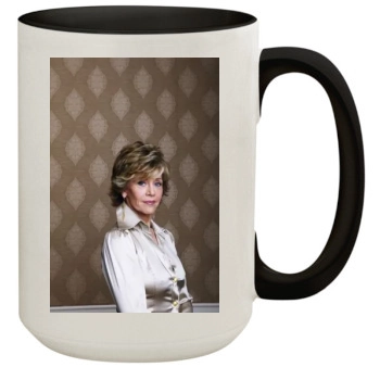 Jane Fonda 15oz Colored Inner & Handle Mug