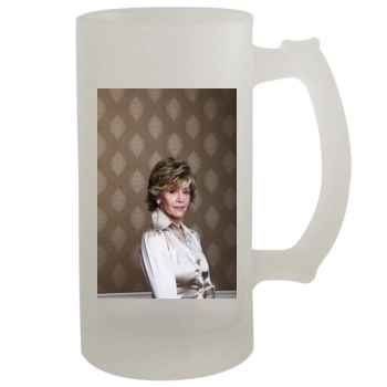 Jane Fonda 16oz Frosted Beer Stein