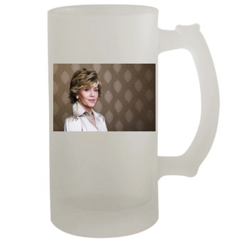 Jane Fonda 16oz Frosted Beer Stein