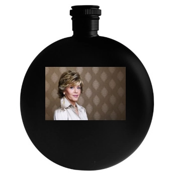 Jane Fonda Round Flask