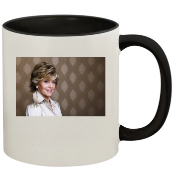 Jane Fonda 11oz Colored Inner & Handle Mug