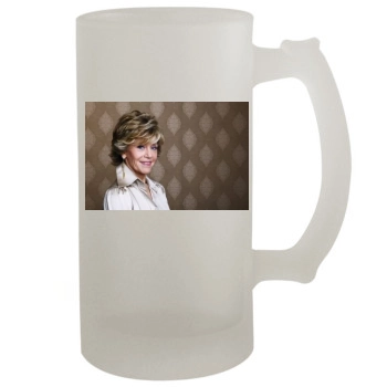 Jane Fonda 16oz Frosted Beer Stein