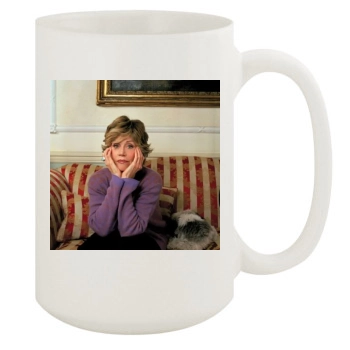 Jane Fonda 15oz White Mug