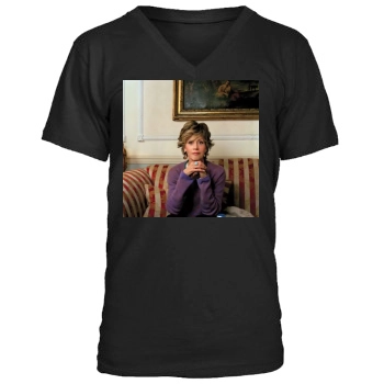 Jane Fonda Men's V-Neck T-Shirt