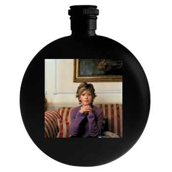 Jane Fonda Round Flask