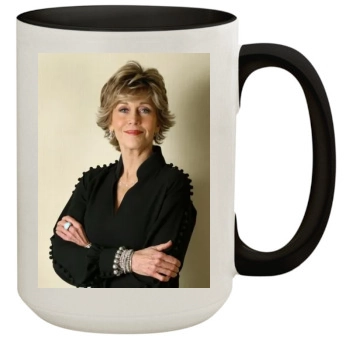 Jane Fonda 15oz Colored Inner & Handle Mug