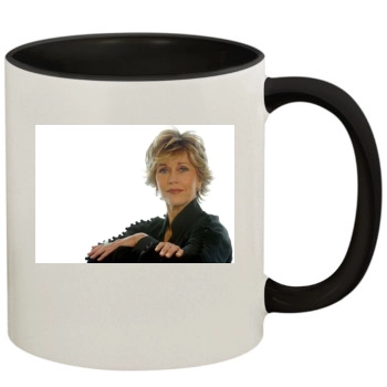 Jane Fonda 11oz Colored Inner & Handle Mug