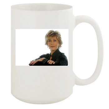 Jane Fonda 15oz White Mug