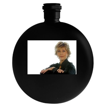 Jane Fonda Round Flask