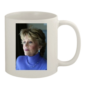 Jane Fonda 11oz White Mug