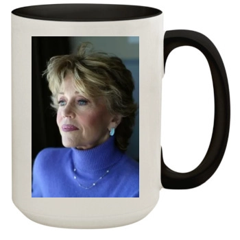 Jane Fonda 15oz Colored Inner & Handle Mug