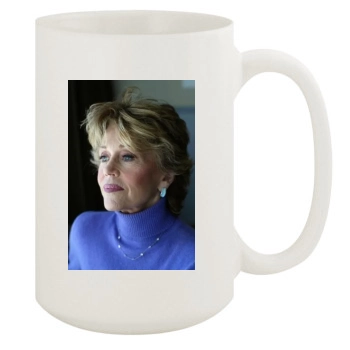 Jane Fonda 15oz White Mug