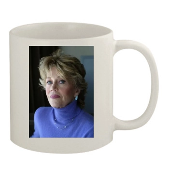 Jane Fonda 11oz White Mug