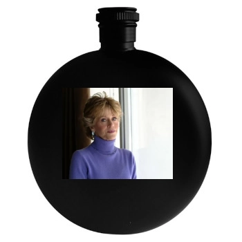 Jane Fonda Round Flask