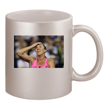 Jelena Jankovic 11oz Metallic Silver Mug