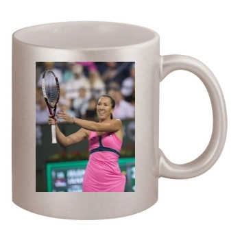 Jelena Jankovic 11oz Metallic Silver Mug