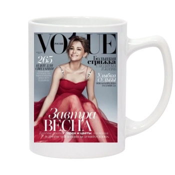 Haley Bennett 14oz White Statesman Mug