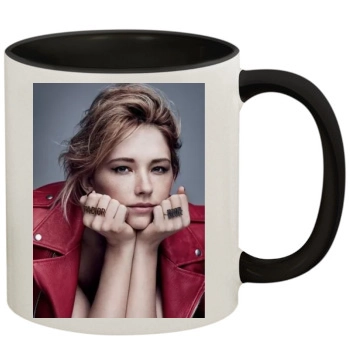 Haley Bennett 11oz Colored Inner & Handle Mug