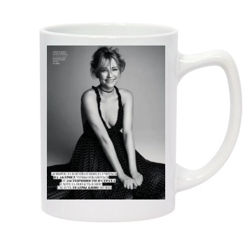 Haley Bennett 14oz White Statesman Mug