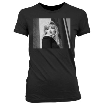 Haley Bennett Women's Junior Cut Crewneck T-Shirt