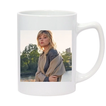 Haley Bennett 14oz White Statesman Mug