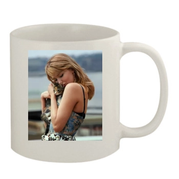 Haley Bennett 11oz White Mug