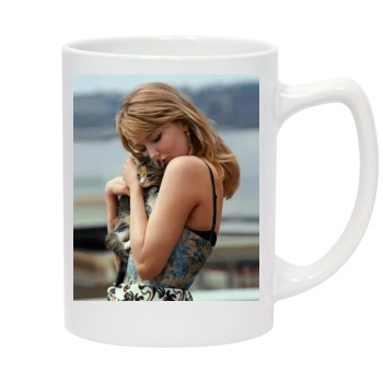 Haley Bennett 14oz White Statesman Mug