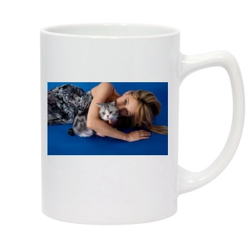 Haley Bennett 14oz White Statesman Mug