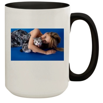 Haley Bennett 15oz Colored Inner & Handle Mug