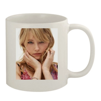 Haley Bennett 11oz White Mug