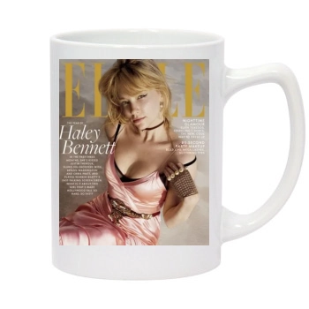 Haley Bennett 14oz White Statesman Mug