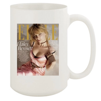 Haley Bennett 15oz White Mug