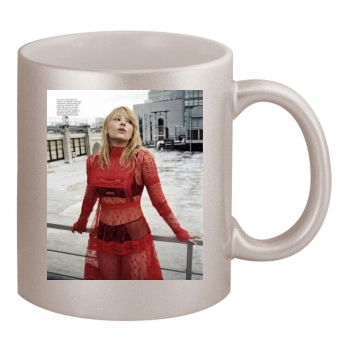 Haley Bennett 11oz Metallic Silver Mug