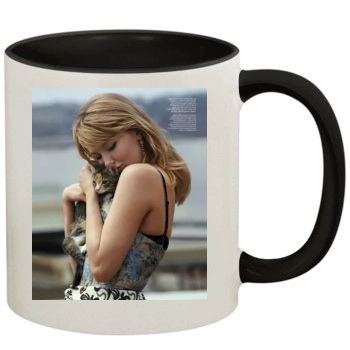 Haley Bennett 11oz Colored Inner & Handle Mug