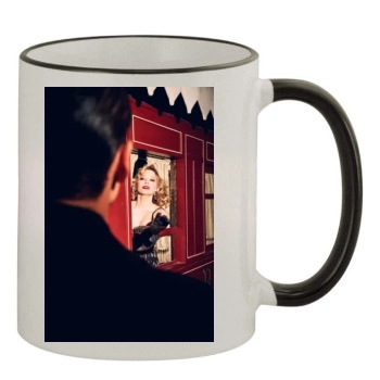 Haley Bennett 11oz Colored Rim & Handle Mug