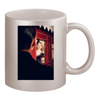 Haley Bennett 11oz Metallic Silver Mug