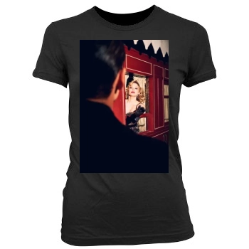 Haley Bennett Women's Junior Cut Crewneck T-Shirt