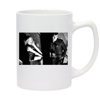 Haley Bennett 14oz White Statesman Mug