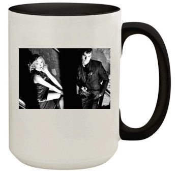 Haley Bennett 15oz Colored Inner & Handle Mug