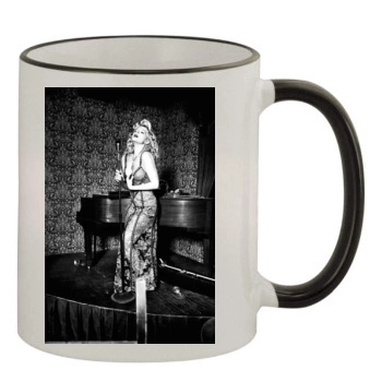 Haley Bennett 11oz Colored Rim & Handle Mug