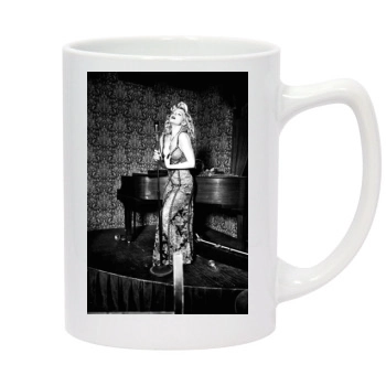 Haley Bennett 14oz White Statesman Mug