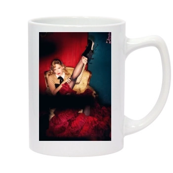 Haley Bennett 14oz White Statesman Mug