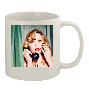 Haley Bennett 11oz White Mug