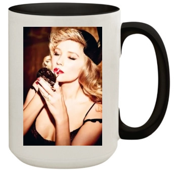 Haley Bennett 15oz Colored Inner & Handle Mug