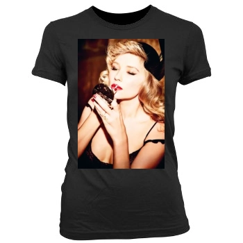 Haley Bennett Women's Junior Cut Crewneck T-Shirt