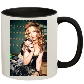 Haley Bennett 11oz Colored Inner & Handle Mug