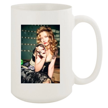 Haley Bennett 15oz White Mug